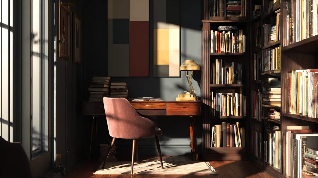 Dark, Moody Writers, Retreat, Study Desks